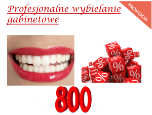 Promocyjne wybielanie zębów!